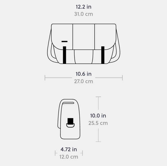 TIMBUK2 CLASSIC MESSENGER - ECO COLLEGIATE RED - Picture 15 of 16